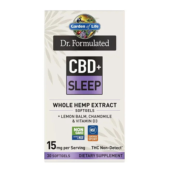 Dr. Formulated CBD+ Sleep Softgels