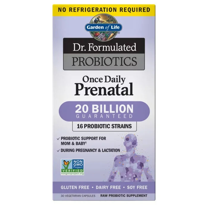Dr. Formulated Probiotics Once Daily Prenatal Shelf-Stable 30 Capsules